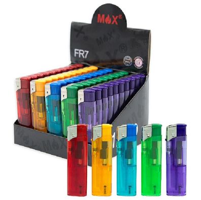 Feuerzeug Piezoelektrisches Feuerzeuge mit Kindersicherung in 5 Farben FR7mix
