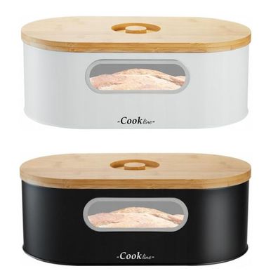Brotkasten mit Schneidebrett ENEBRO Rollbrotkasten Holz Brotbox in 2 Farben