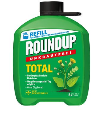 Roundup® Unkrautfrei Total AF Fertigmischung, 5 Liter