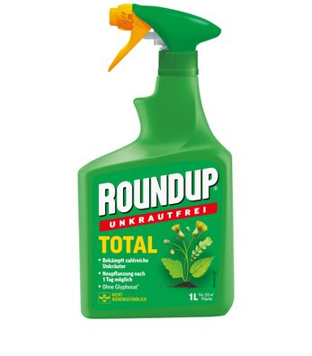 Roundup® Unkrautfrei Total AF Sprühflasche, 1 Liter