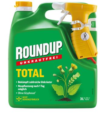 Roundup® Unkrautfrei Total AF Sprühflasche, 3 Liter