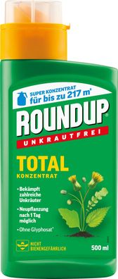 Roundup® Unkrautfrei Total Konzentrat, 500 ml