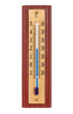 Zimmerthermometer Thermometer Innen Holz Außenthermometer Analog Raum MD1
