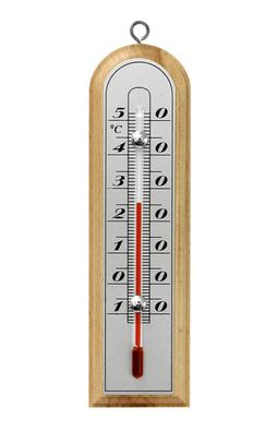 Zimmerthermometer Thermometer Holz Außenthermometer Analog Innen Raum Garten MD3