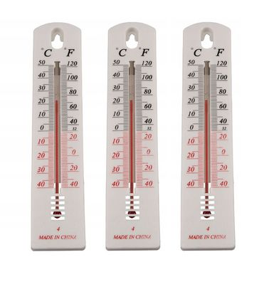 3x Zimmerthermometer Thermometer Innen Außenthermometer Analog Raum Garten MD9