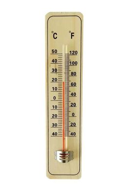 Zimmerthermometer Thermometer Innen Holz Innen Analog Raum Garten MD12