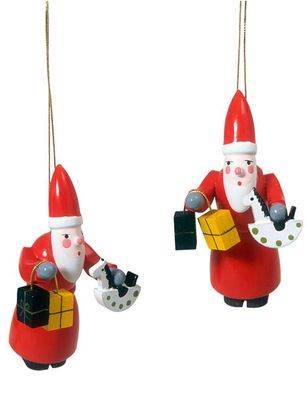 Baumbehang Weihnachtmann mit Geschenken bunt HxBxT 7x3x3cm NEU Weihnachten