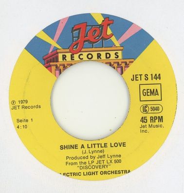 7" Electric Light Orchestra - Shine a little Love ( Ohne Cover )