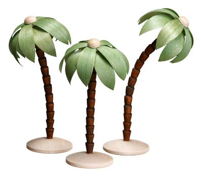 Miniaturfiguren Palmen einzeln grün Höhe 11cm NEU Palme Blume Christi Geburt Wüs