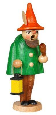 Miniaturräuchermann Wichtel grün HxBxT 12x4x4cm NEU Rauchen Rauchfigur Rauchmann