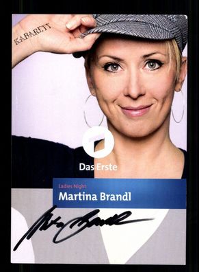 Martina Brandl Ladies Night Autogrammkarte Original Signiert ## BC 210504