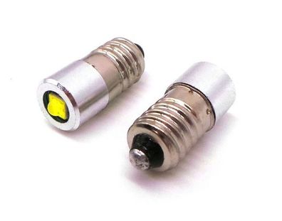 2 Stück E10 LED-Birne 4-24V CREE 400lm Off-Road