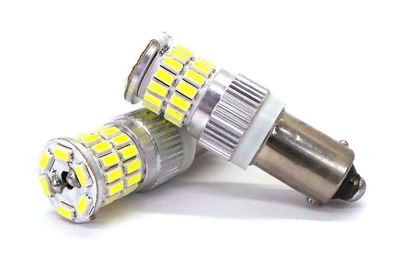 2 Stück BAY9S, H21W LED-Glühbirne 12-24V CANBUS weiß stark 700lm