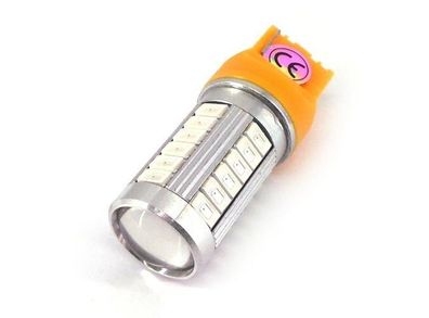 2 Stück 7440 W21W LED-Glühbirne 12V 1000lm CANBUS Blinkerlampe USA orange Off-Road