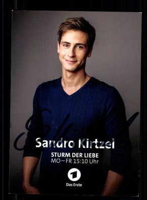 Sandro Kirtzel Sturm der Liebe Autogrammkarte Original Signiert # BC 210738