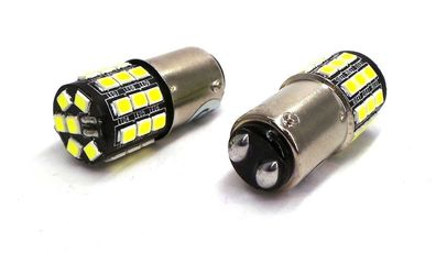 2 Stück BA15D LED-Glühbirne 12-18V 1100lm CANBUS weiß Off-Road