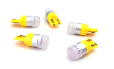 6 Stück T10 LED-Glühbirne 12V CANBUS 190lm Gelb Off-Road