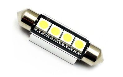 5 Stück SV8.5 LED-Glühbirne 12V CANBUS 42mm warmweiß 90lm Warmes Weiß Off-Road