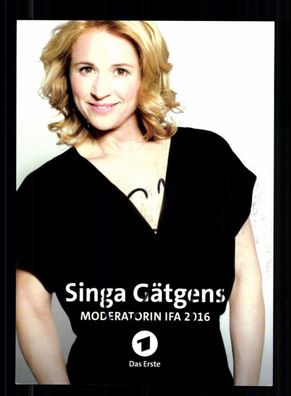 Singa Gätgens KIKA Autogrammkarte Original Signiert # BC 210901