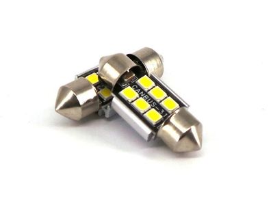 5 Stück SV8.5 LED-Glühbirne 12-24V CANBUS 31mm 220lm Off-Road