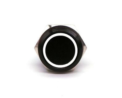 2Stück Ein/ Aus Schalter, LED Druckknopf 18mm schwarz Weiß Off-Road