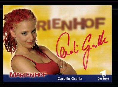 Carolin Gralla Marienhof Autogrammkarte Original Signiert # BC 210977