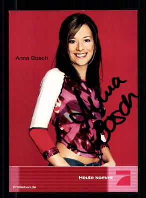 Anna Bosch TAFF Autogrammkarte Original Signiert # BC 211070