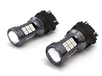 2Stück P27/7W LED-Glühbirne 3157 12V CANBUS 1400lm rot Off-Road