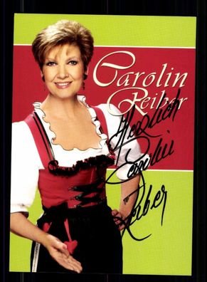 Carolin Reiber Autogrammkarte Original Signiert # BC 211205
