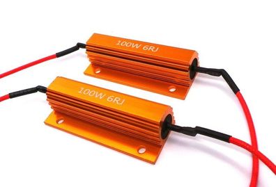 2Stück Widerstand - CAN Fehlerdecoder 100W 6 Ohm 12V Off-Road