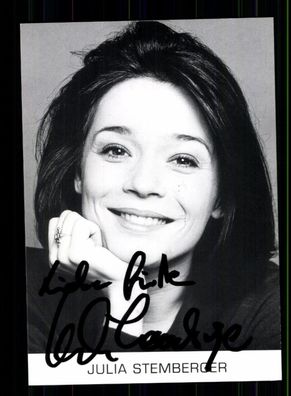 Julia Stemberger Autogrammkarte Original Signiert # BC 209654
