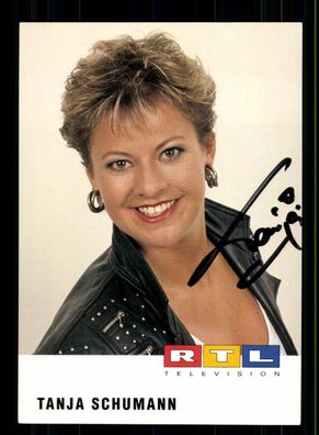 Tanja Schumann RTL Autogrammkarte Original Signiert # BC 209683