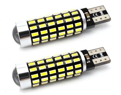 2 Stuck W5W LED-Lampe T10 12-24V CANBUS Linse 750lm weiss Off-Road