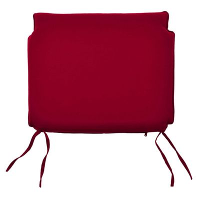 Sitzauflage 48 cm x 50 cm für Stapelstuhl Bari / Cosenza - rot