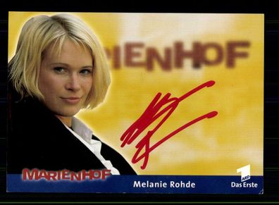 Melanie Rohde Marienhof Autogrammkarte Original Signiert # BC 209889