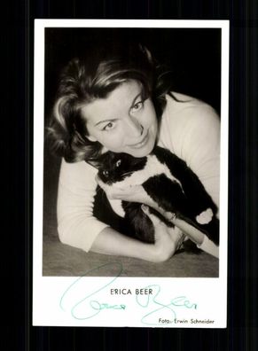 Erica Beer Autogrammkarte Original Signiert # BC 210136