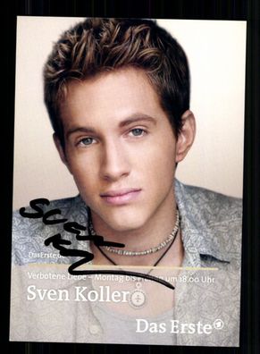Sven Koller Verbotene Liebe Autogrammkarte Original Signiert # BC 210234