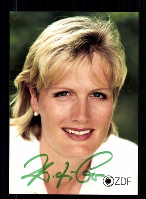 Kristin Otto ZDF Autogrammkarte Original Signiert # BC 210950