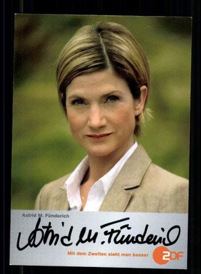 Astrid M. Fünderich Soko Autogrammkarte Original Signiert # BC 210970