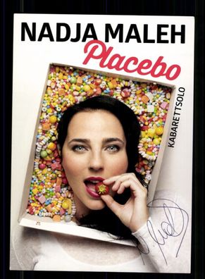 Nadja Maleh Autogrammkarte Original Signiert # BC 211180