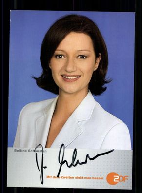 Bettina Schausten ZDF Morgenmagazin Autogrammkarte Original Signiert # BC 211212