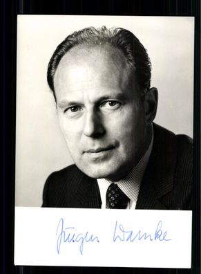 Jürgen Warnke 1932-2013 CSU Bundesminister 1982-1991 Signiert # BC 209985