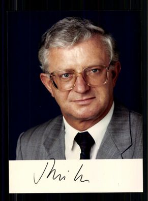 Rudolf Seiters Autogrammkarte Original Signiert # BC 209999