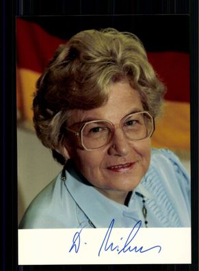 Dorothee Wilms CDU Bundesministerin 1982-1991 Original Signiert # BC 209983