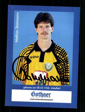 Mathias Stammann Autogrammkarte Dynamo Dresden 1994-95 Original Signiert