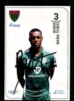 Boris Nana Tonzi Autogrammkarte FC Schweinfurt 05 2023-24 Original Signiert