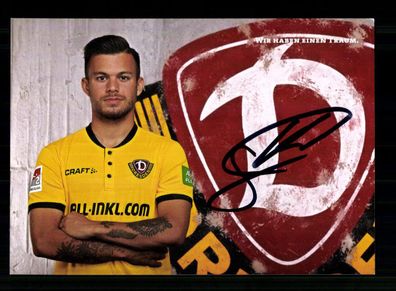 Sascha Horvath Autogrammkarte Dynamo Dresden 2018-19 Original Signiert