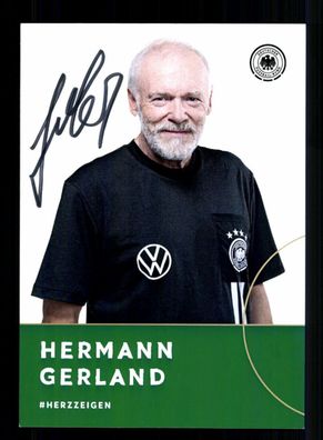 Hermann Gerland DFB Autogrammkarte U 21 2021 Original Signiert