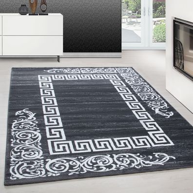 Teppich modern design teppich Rechteck Versace Muster mit Barock Grau
