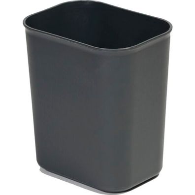Abfallbehälter Kunststoff, grau, 6,6 Liter